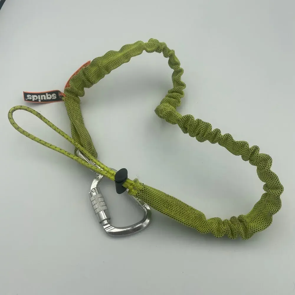 Ergodyne Squids 3109 Tool Lanyard 15lb capacity Carabiner Safety Yellow Green